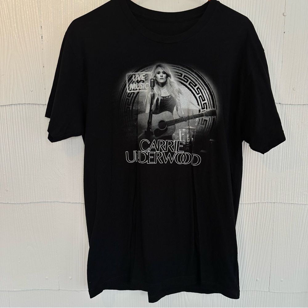 Carrie Underwood The Storyteller Tour Band Tee Graphic Concert Shirt Large